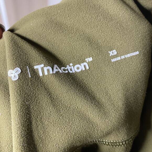 TNA TnAction Women's XS Ankle Leggings Olive Green 25" Active Yoga Athleisure - Picture 6 of 6